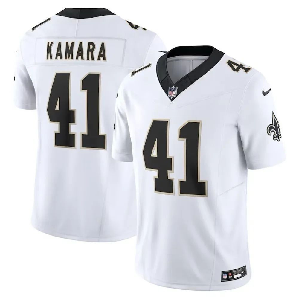 Nike OnFIELD Authentic Football Jersey Alvin Kamara #41 New Orleans Saints